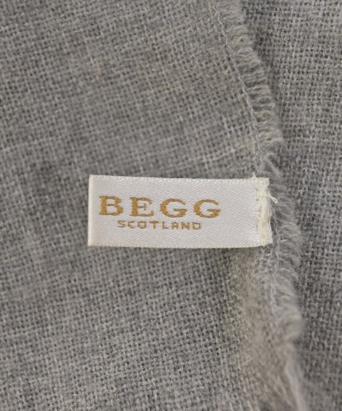 BEGG & CO（ベグ　アンド　コー）ストール グレー サイズ:- メンズ/2200691906089