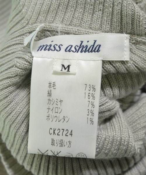 miss ashida（ミス　アシダ）ニット・セーター グレー サイズ:M レディース/2200620761048