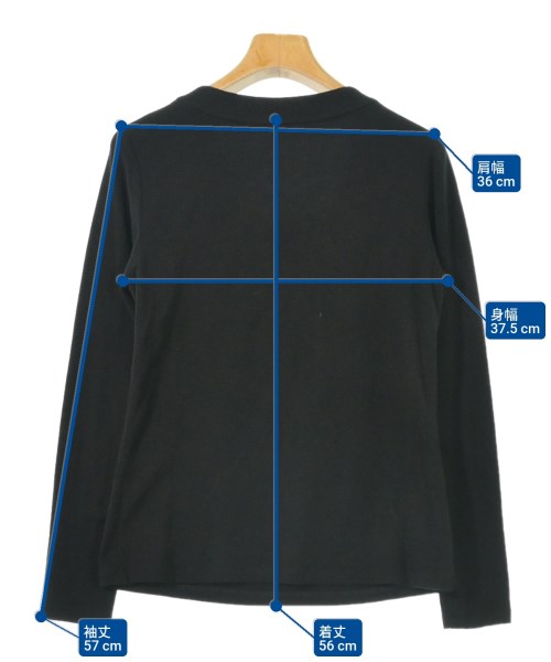 miss ashida（ミス　アシダ）Tシャツ・カットソー 黒 サイズ:7(S位) レディース/2200620761062