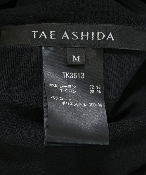 TAE ASHIDA（タエアシダ）ワンピース 黒 サイズ:M レディース/2200677359076