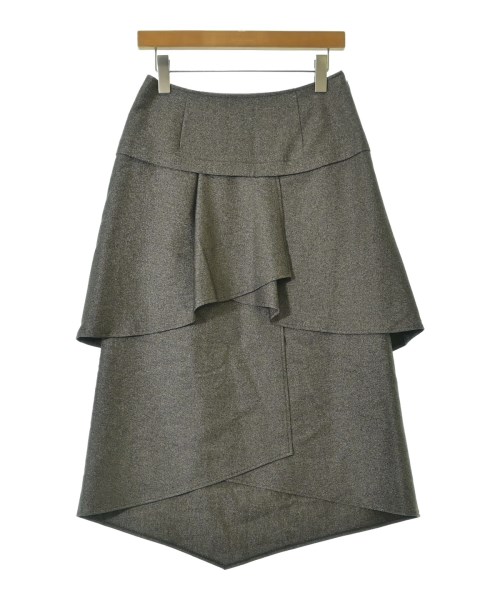 TAE ASHIDA(タエアシダ)ロング・マキシ丈スカート 茶 サイズ:9(M位)/2200645820065