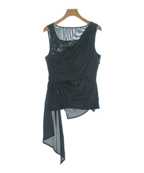 TAE ASHIDA(タエアシダ)ブラウス 黒 サイズ:11(L位)/2200629274082