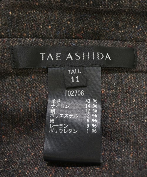 TAE ASHIDA（タエアシダ）ワンピース 茶 サイズ:11(L位) レディース/2200629274372