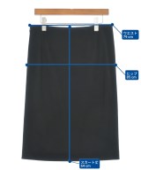 LEONARD FASHION（レオナール　ファッション）ひざ丈スカート 黒 サイズ:42(M位) レディース/2200627873065