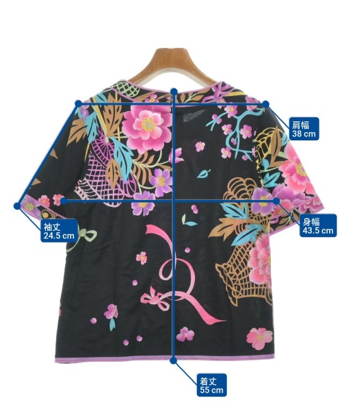 LEONARD FASHION（レオナール　ファッション）Tシャツ・カットソー 黒 サイズ:LL レディース/2200608169026