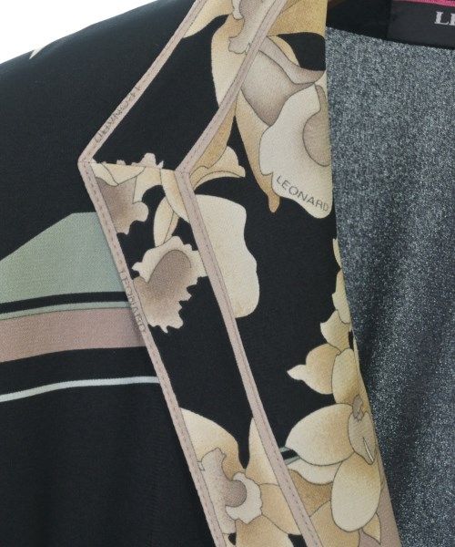 LEONARD FASHION（レオナール　ファッション）テーラードジャケット 黒 サイズ:L レディース/2200616615041