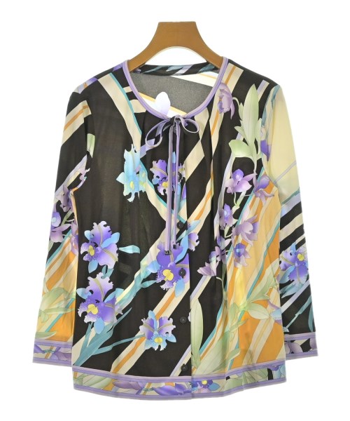 LEONARD FASHION(レオナール　ファッション)ブラウス 茶 サイズ:40(M位)/2200672252051