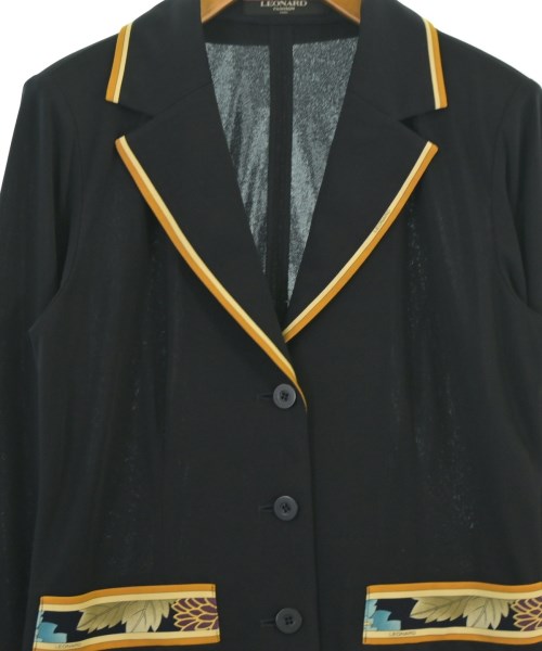 LEONARD FASHION（レオナール　ファッション）ジャケット 紺 サイズ:LL レディース/2200677438023