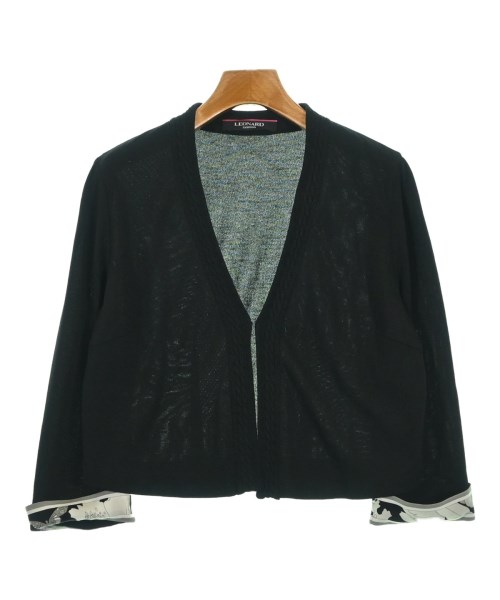 LEONARD FASHION(レオナール　ファッション)カーディガン 黒 サイズ:42(M位)/2200676741032