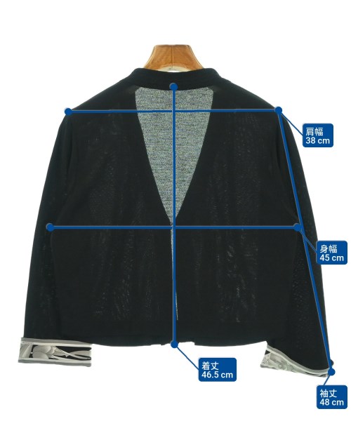 LEONARD FASHION（レオナール　ファッション）カーディガン 黒 サイズ:42(M位) レディース/2200676741032