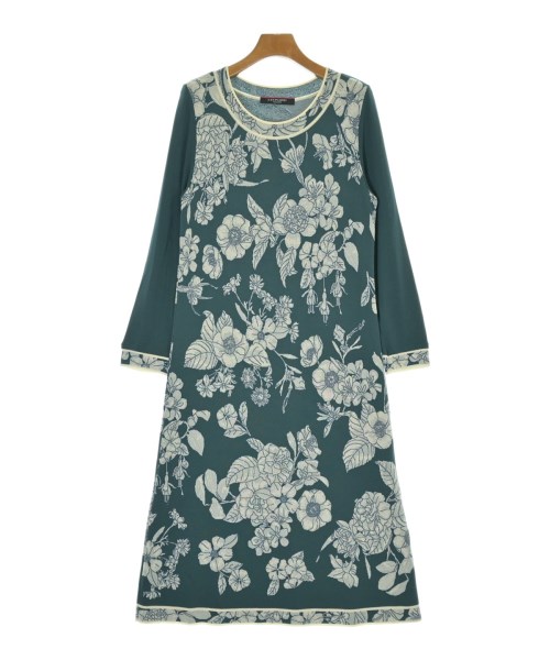 LEONARD FASHION(レオナール　ファッション)ワンピース 緑 サイズ:40(M位)/2200676741049
