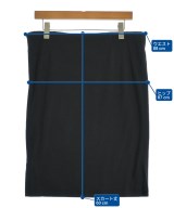 LEONARD FASHION（レオナール　ファッション）ひざ丈スカート 黒 サイズ:42(M位) レディース/2200649003051