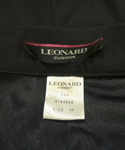 LEONARD FASHION（レオナール　ファッション）スラックス 黒 サイズ:44(L位) レディース/2200649003068