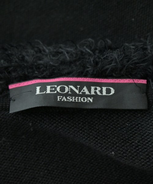 LEONARD FASHION（レオナール　ファッション）カーディガン 黒 サイズ:36(XS位) レディース/2200703810021