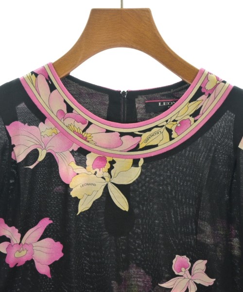LEONARD FASHION（レオナール　ファッション）Tシャツ・カットソー 黒 サイズ:L レディース/2200703810052
