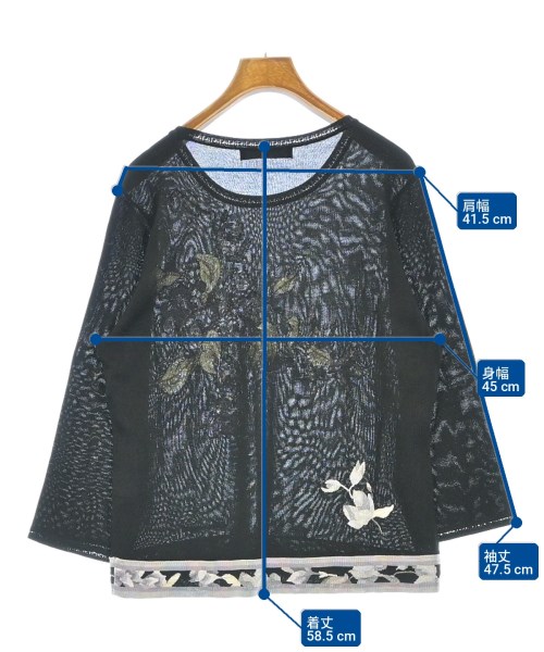 LEONARD FASHION（レオナール　ファッション）ニット・セーター 黒 サイズ:42(M位) レディース/2200718520137