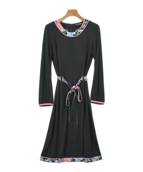 LEONARD FASHION(レオナール　ファッション)ワンピース 黒 サイズ:38(S位)/2200675474016