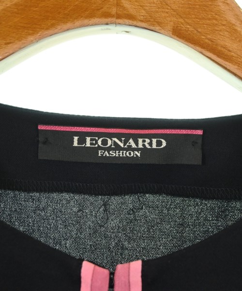 LEONARD FASHION（レオナール　ファッション）ノーカラージャケット 黒 サイズ:40(M位) レディース/2200675474054