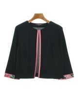 LEONARD FASHION（レオナール　ファッション）ノーカラージャケット 黒 サイズ:40(M位) レディース/2200675474054