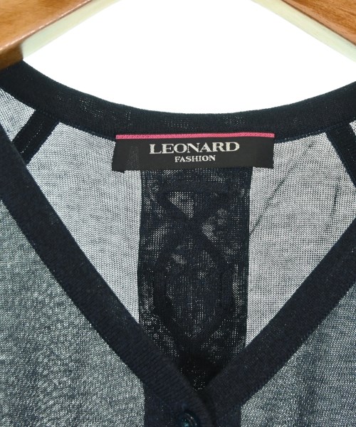 LEONARD FASHION（レオナール　ファッション）カーディガン 紺 サイズ:38(S位) レディース/2200675474061