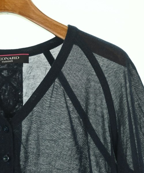 LEONARD FASHION（レオナール　ファッション）カーディガン 紺 サイズ:38(S位) レディース/2200675474061