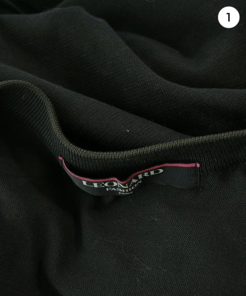 LEONARD FASHION（レオナール　ファッション）カーディガン 黒 サイズ:L レディース/2200692145036