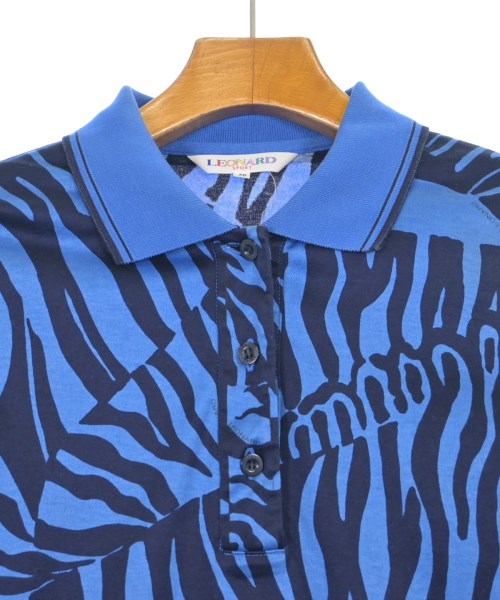 LEONARD SPORT（レオナール　スポーツ）ポロシャツ 青 サイズ:40(M位) レディース/2200629587045