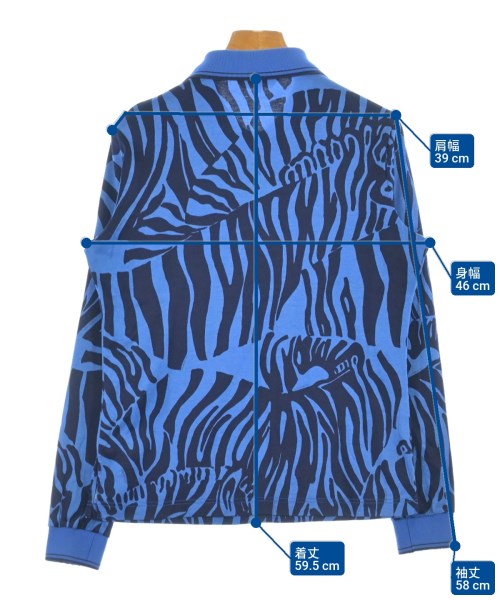 LEONARD SPORT（レオナール　スポーツ）ポロシャツ 青 サイズ:40(M位) レディース/2200629587045