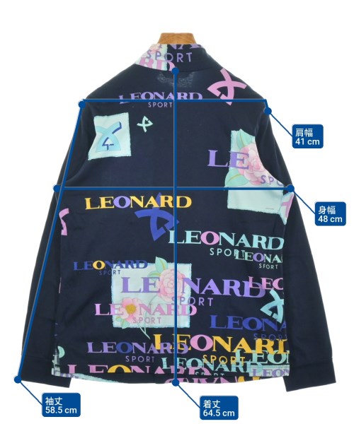 LEONARD SPORT（レオナール　スポーツ）Tシャツ・カットソー 紺 サイズ:44(L位) レディース/2200608169163