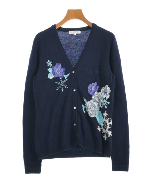 LEONARD SPORT(レオナール　スポーツ)カーディガン 紺 サイズ:38(S位)/2200658472039