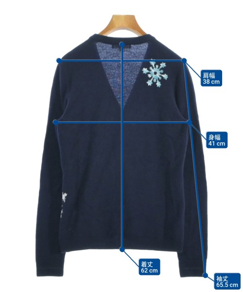 LEONARD SPORT（レオナール　スポーツ）カーディガン 紺 サイズ:38(S位) レディース/2200658472039