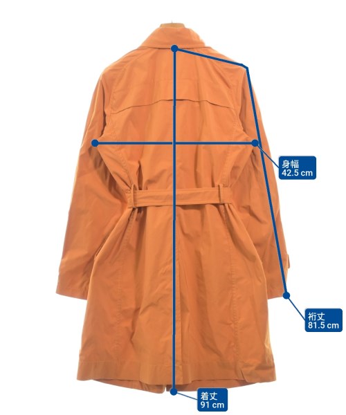 Max Mara STUDIO（マックスマーラ　ストゥーディオ）ステンカラーコート オレンジ サイズ:42(M位) レディース/2200635074010