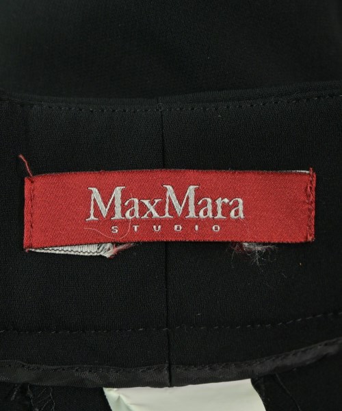 Max Mara STUDIO（マックスマーラ　ストゥーディオ）スラックス 黒 サイズ:34(XXS位) レディース/2200620836043