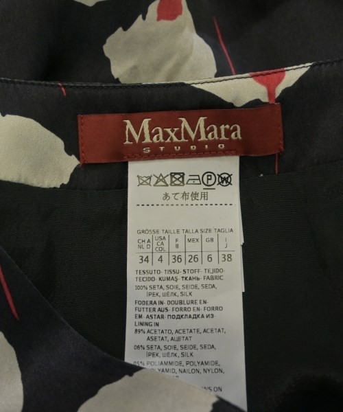 Max Mara STUDIO（マックスマーラ　ストゥーディオ）ブラウス 黒 サイズ:38(S位) レディース/2200623475072