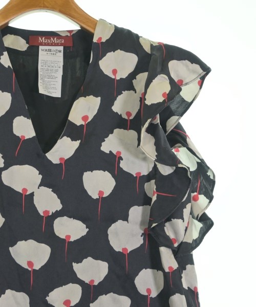 Max Mara STUDIO（マックスマーラ　ストゥーディオ）ブラウス 黒 サイズ:38(S位) レディース/2200623475072