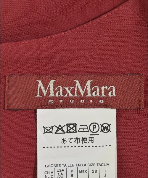 Max Mara STUDIO（マックスマーラ　ストゥーディオ）ワンピース 赤 サイズ:38(S位) レディース/2200621259025