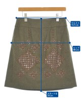 Max Mara STUDIO（マックスマーラ　ストゥーディオ）ひざ丈スカート カーキ サイズ:-(L位) レディース/2200640112035