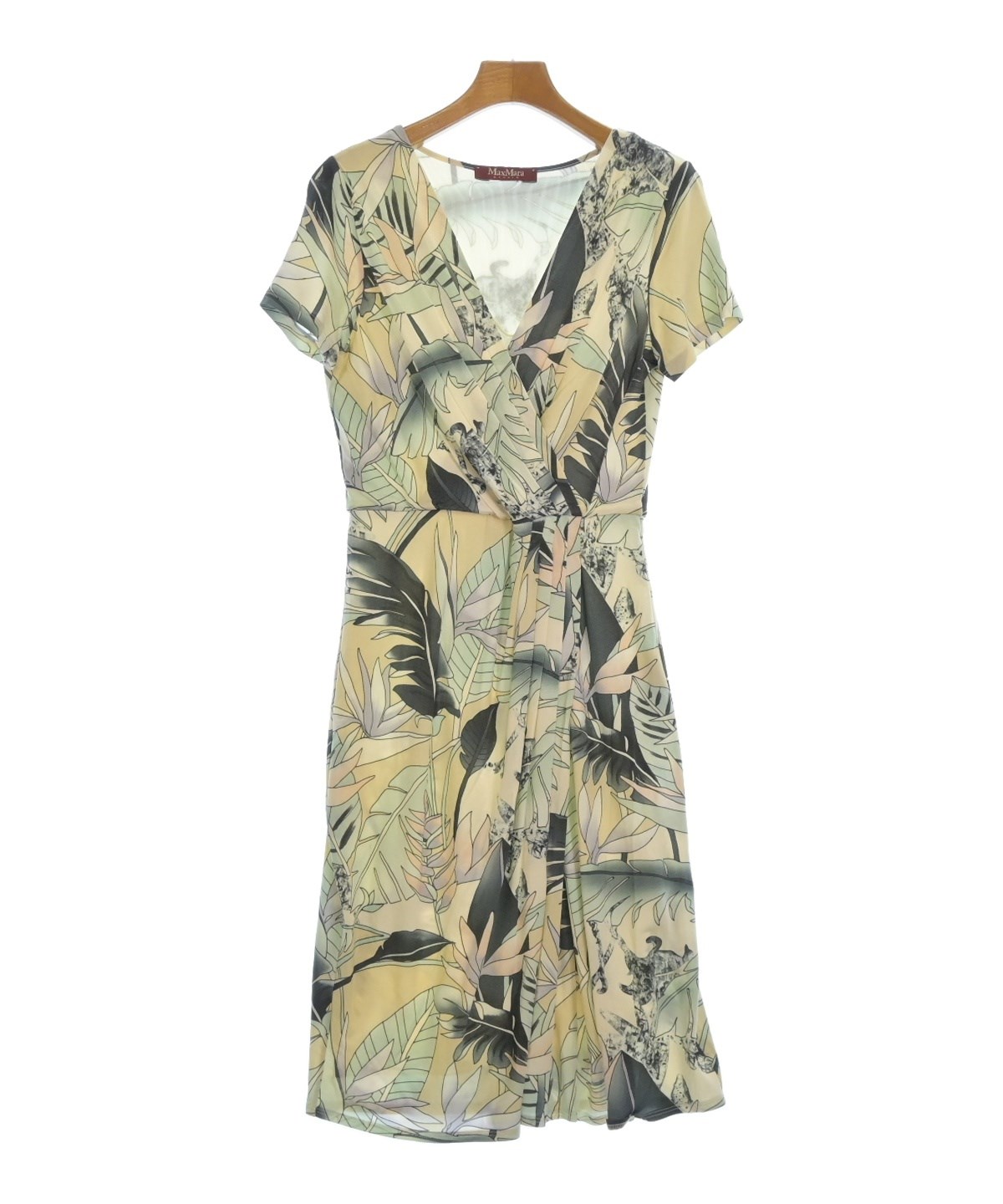 【美品】Max Mara マックスマーラスチュディオ シャツワンピース ベージュ 美品】Max Mara マックスマーラスチュディオ シャツワンピース