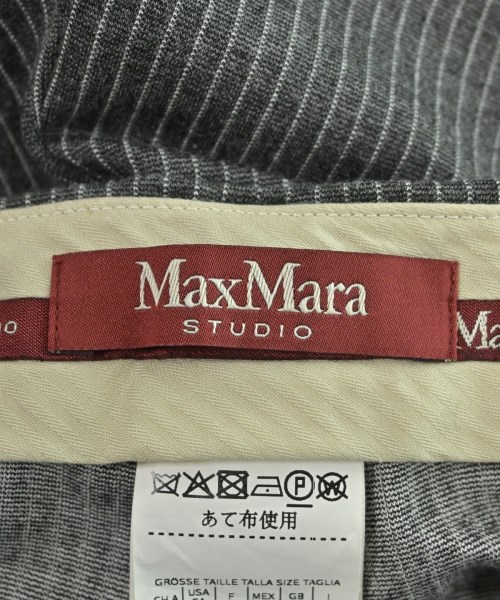 Max Mara STUDIO（マックスマーラ　ストゥーディオ）スラックス グレー サイズ:40(M位) レディース/2200622791036