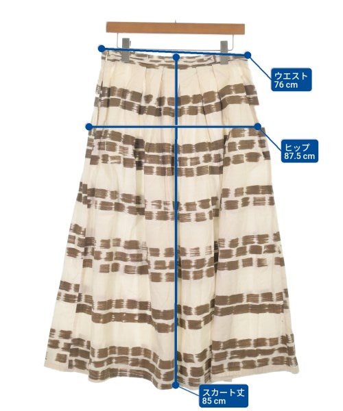 Max Mara STUDIO（マックスマーラ　ストゥーディオ）ロング・マキシ丈スカート 白 サイズ:-(XL位) レディース/2200629223110