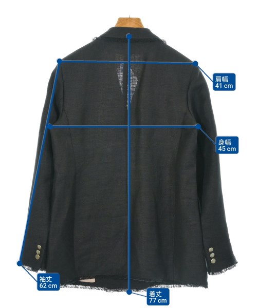 Max Mara STUDIO（マックスマーラ　ストゥーディオ）テーラードジャケット 黒 サイズ:40(M位) レディース/2200631631033