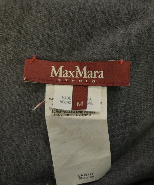 Max Mara STUDIO（マックスマーラ　ストゥーディオ）カーディガン グレー サイズ:M レディース/2200617809074