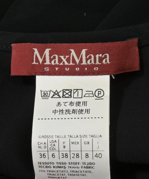 Max Mara STUDIO（マックスマーラ　ストゥーディオ）ブラウス 黒 サイズ:40(M位) レディース/2200611644060
