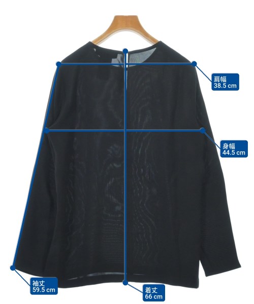 Max Mara STUDIO（マックスマーラ　ストゥーディオ）ブラウス 黒 サイズ:40(M位) レディース/2200611644060