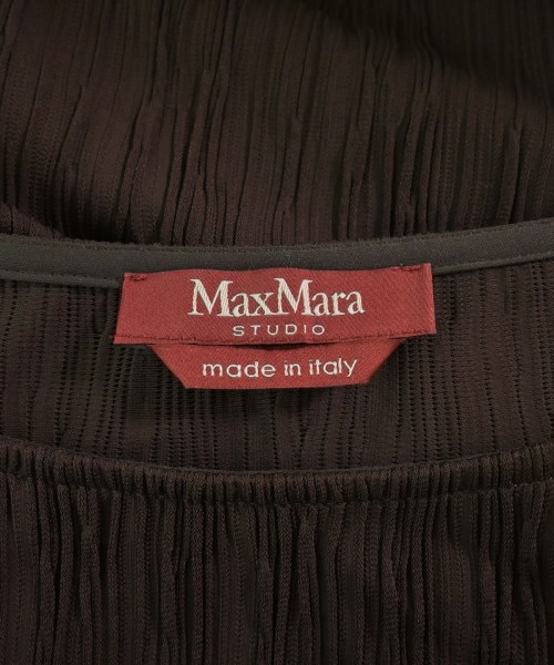 Max Mara STUDIO（マックスマーラ　ストゥーディオ）ブラウス 茶 サイズ:M レディース/2200620061124