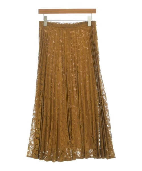 Max Mara STUDIO(マックスマーラ　ストゥーディオ)ロング・マキシ丈スカート 茶 サイズ:44(L位)/2200663422050