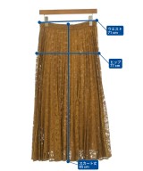 Max Mara STUDIO（マックスマーラ　ストゥーディオ）ロング・マキシ丈スカート 茶 サイズ:44(L位) レディース/2200663422050