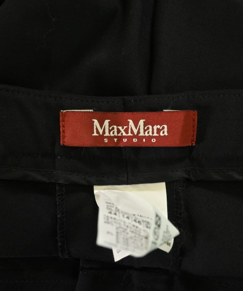 Max Mara STUDIO（マックスマーラ　ストゥーディオ）スラックス 黒 サイズ:48(XXL位) レディース/2200678925201