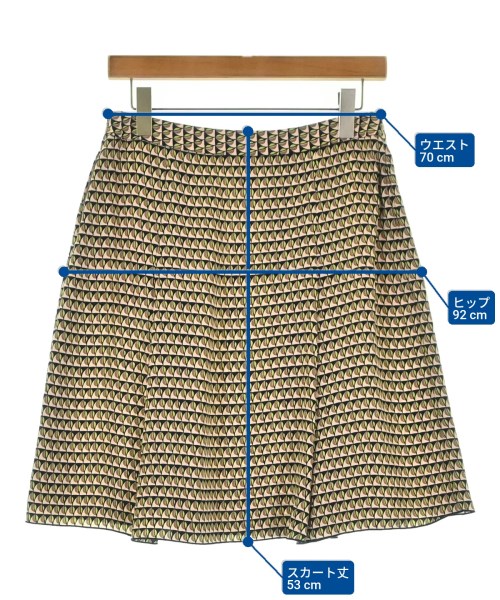 Max Mara STUDIO（マックスマーラ　ストゥーディオ）ひざ丈スカート ベージュ サイズ:40(M位) レディース/2200676954036
