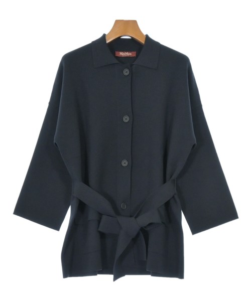 Max Mara STUDIO(マックスマーラ　ストゥーディオ)カーディガン 紺 サイズ:M/2200681444126